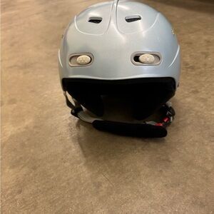 Silver Ski Helmet